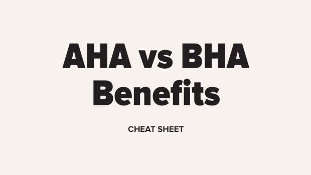 AHA vs BHA Benefits Cheat Sheet