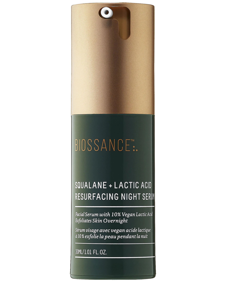 Biossance Squalane Lactic Acid Resurfacing Night Serum