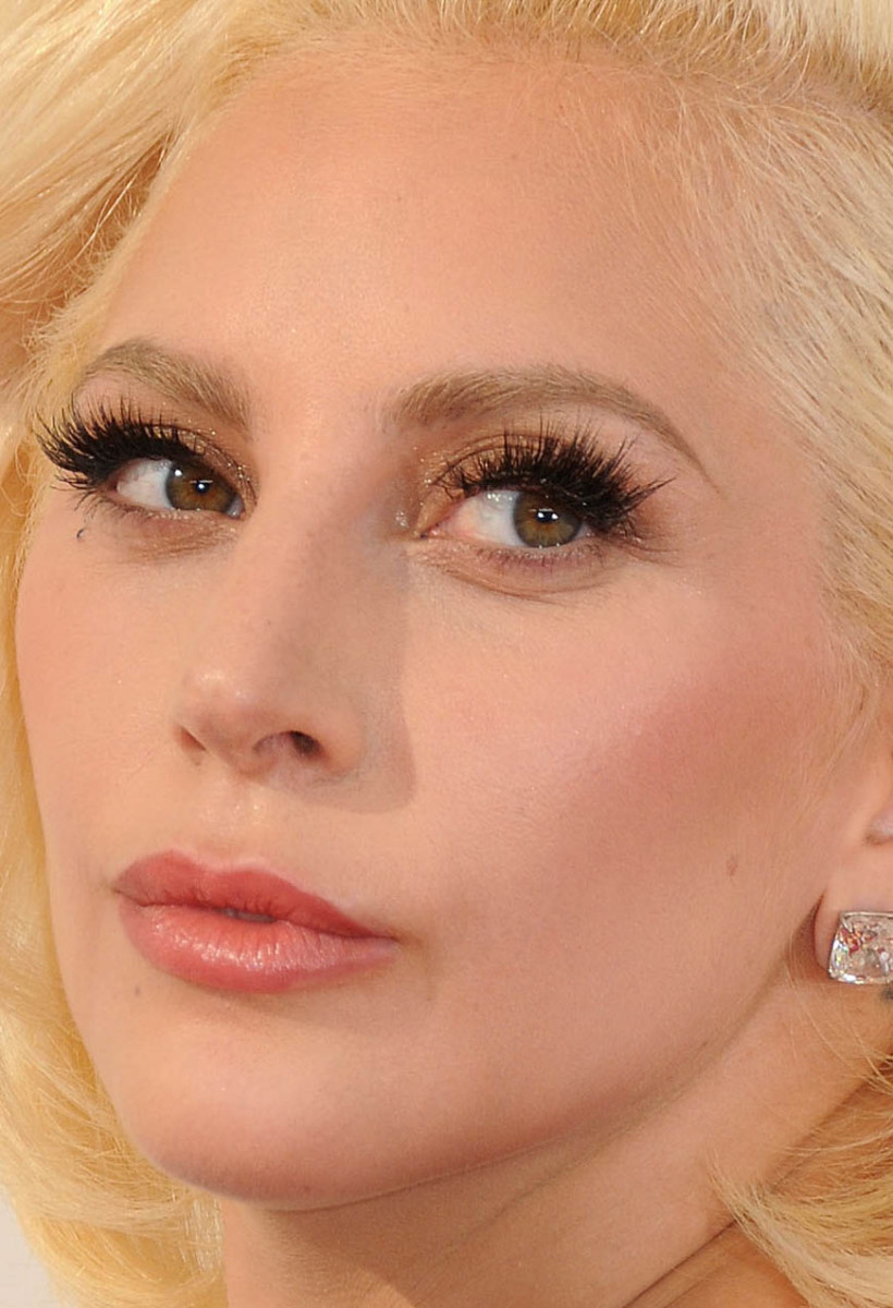 Lady Gaga at the 2015 Emmys close-up
