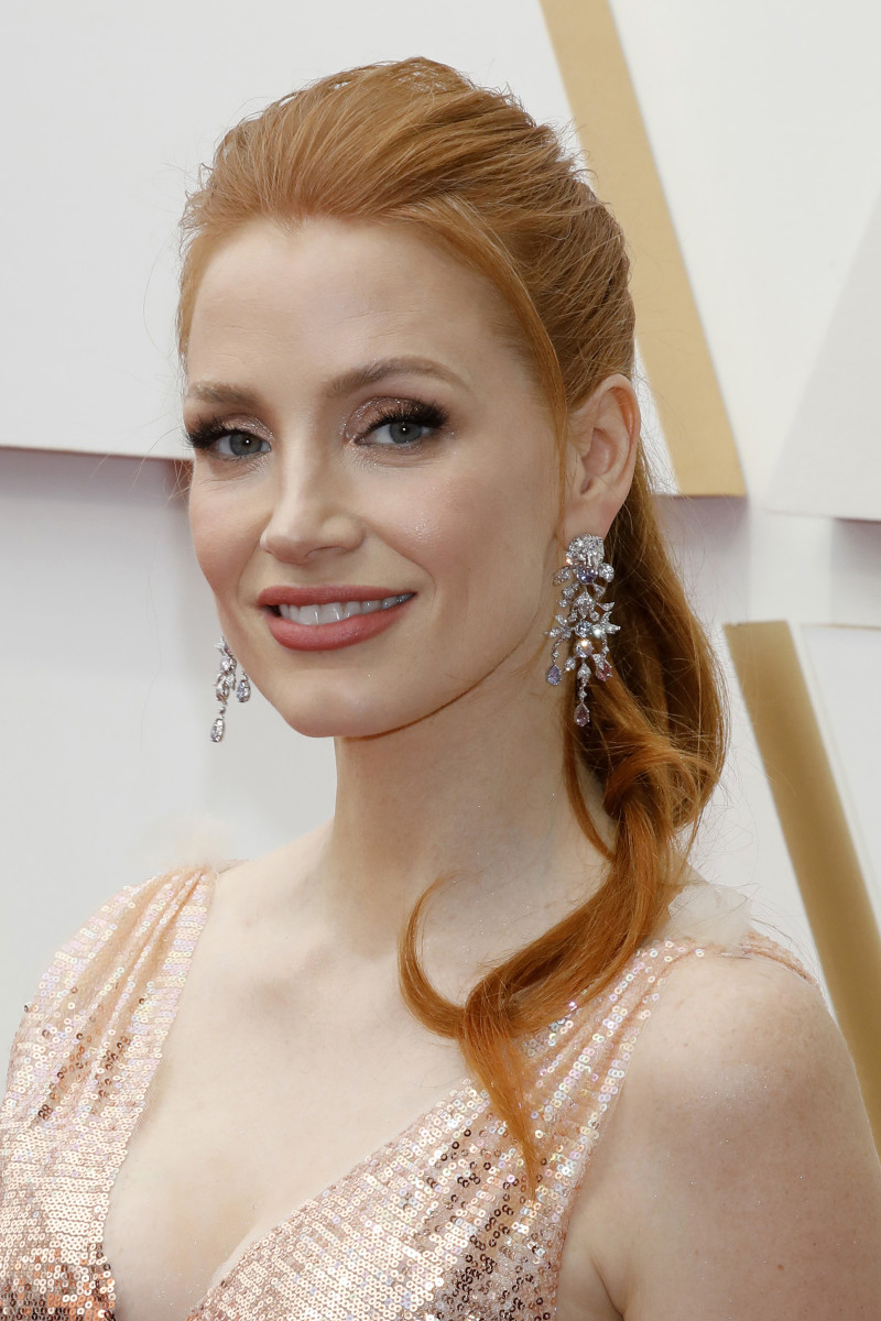 Jessica Chastain at the 2022 Oscars