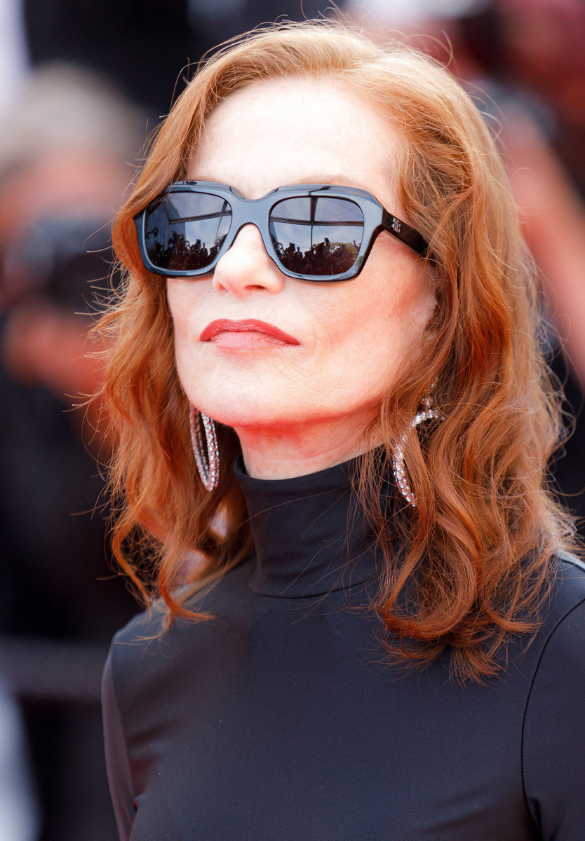 Isabelle Huppert at the 2021 Cannes premiere of Tout S'est Bien Passe Everything Went Fine