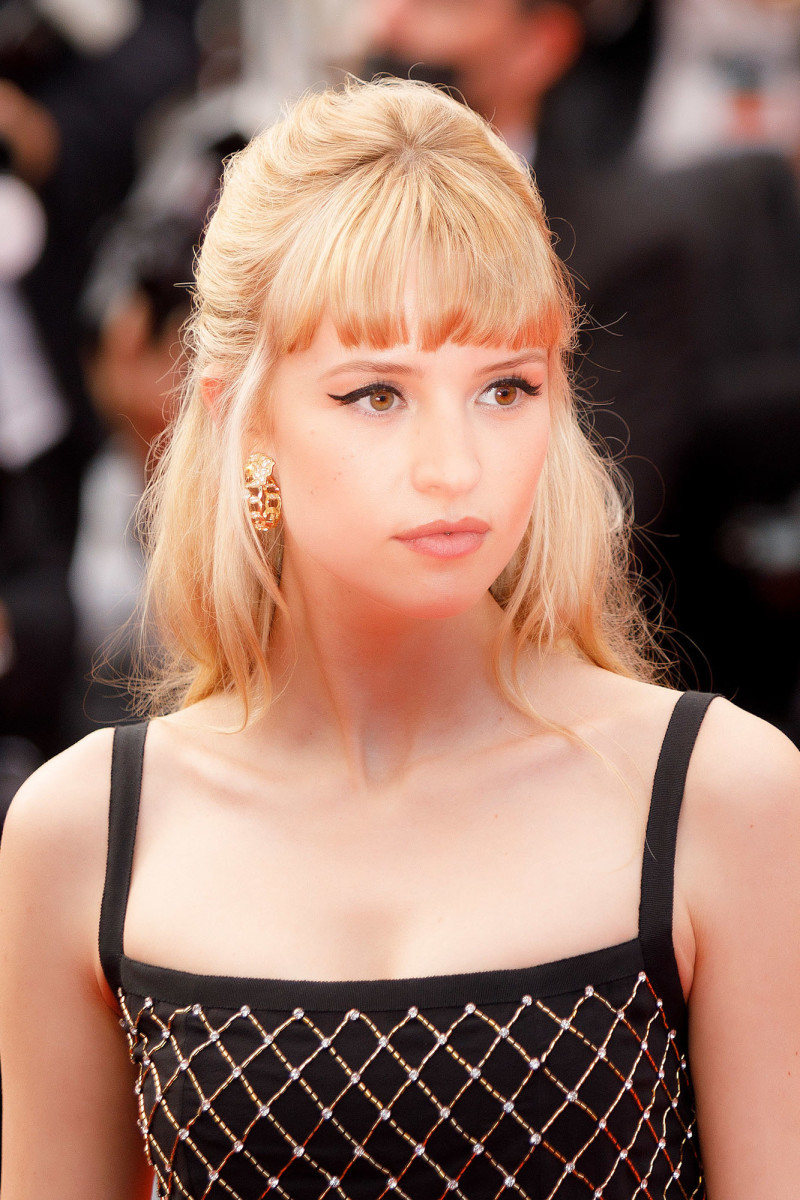 Angele at the 2021 Cannes premiere of Annette
