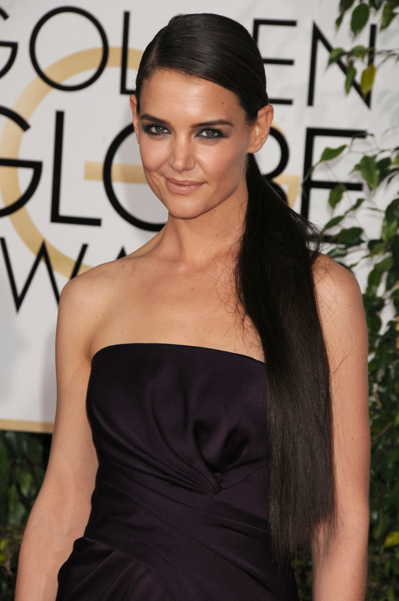 Katie Holmes at the 2015 Golden Globes